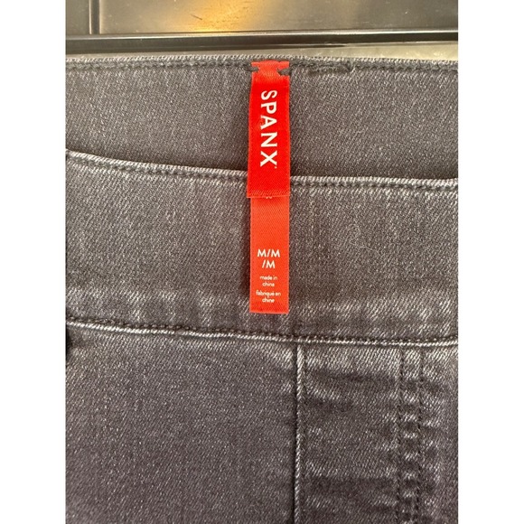 SPANX Women's Medium Wash Pull-On Denim Jeggings Comfort Stretch Pants - Picture 3 of 4